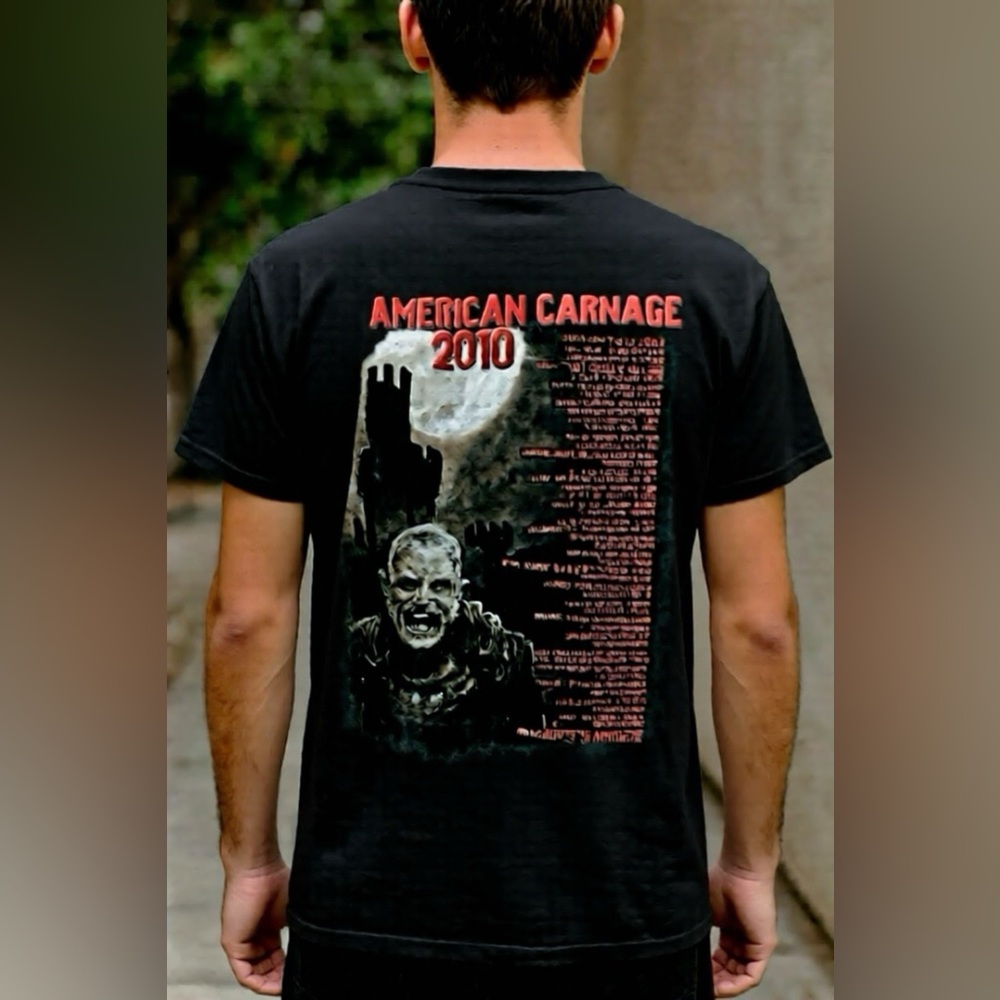 Testament Concert Tour 2010 T Shirt Mens XL Double Sided. - Picture 2 of 6